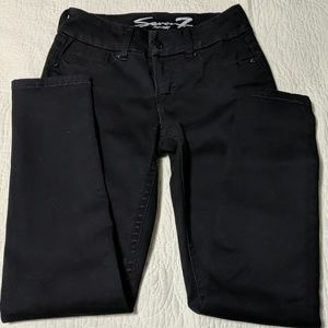 Seven 7 black skinny jeans